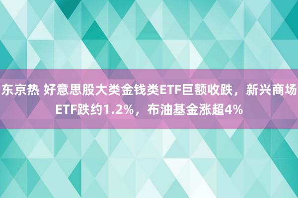 东京热 好意思股大类金钱类ETF巨额收跌，新兴商场ETF跌约1.2%，布油基金涨超4%