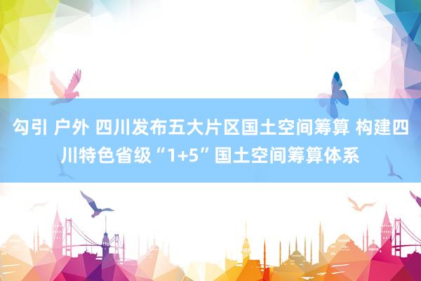 勾引 户外 四川发布五大片区国土空间筹算 构建四川特色省级“1+5”国土空间筹算体系