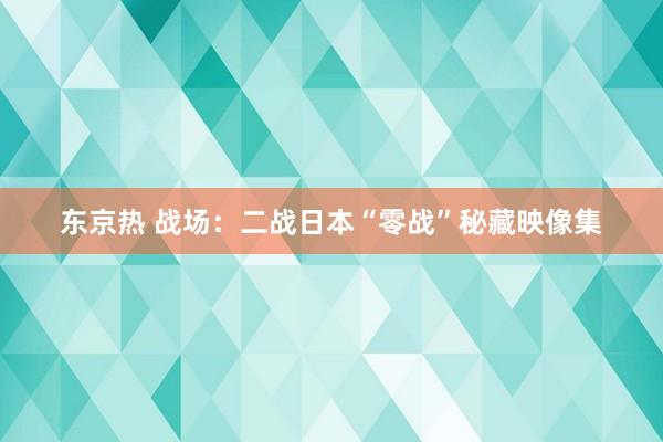 东京热 战场：二战日本“零战”秘藏映像集