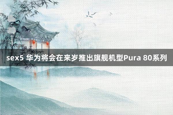 sex5 华为将会在来岁推出旗舰机型Pura 80系列